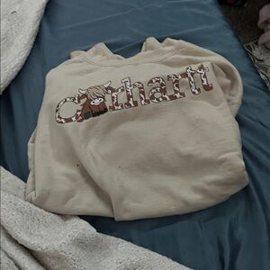 Carhartt Beige Graphic Sweatshirt